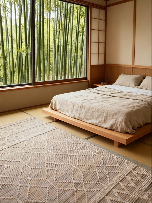 Esme Grey Wool and Hemp Rug